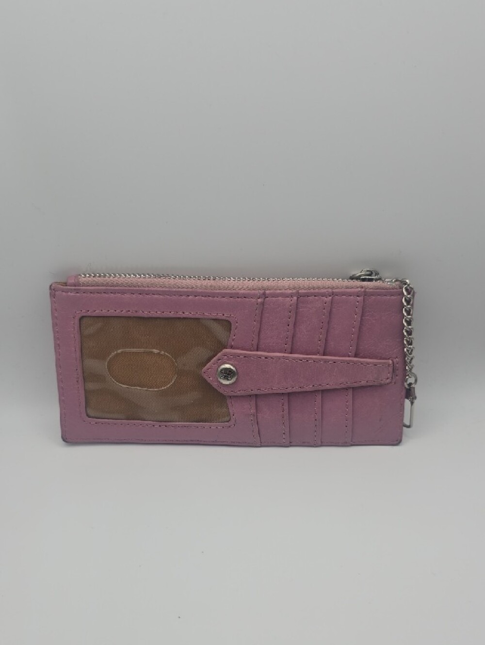 Hobo Pink & Silver Hardware Double ID/Cardholder W/ Coin Compartment (GOOD)💗 - Picture 3 of 10